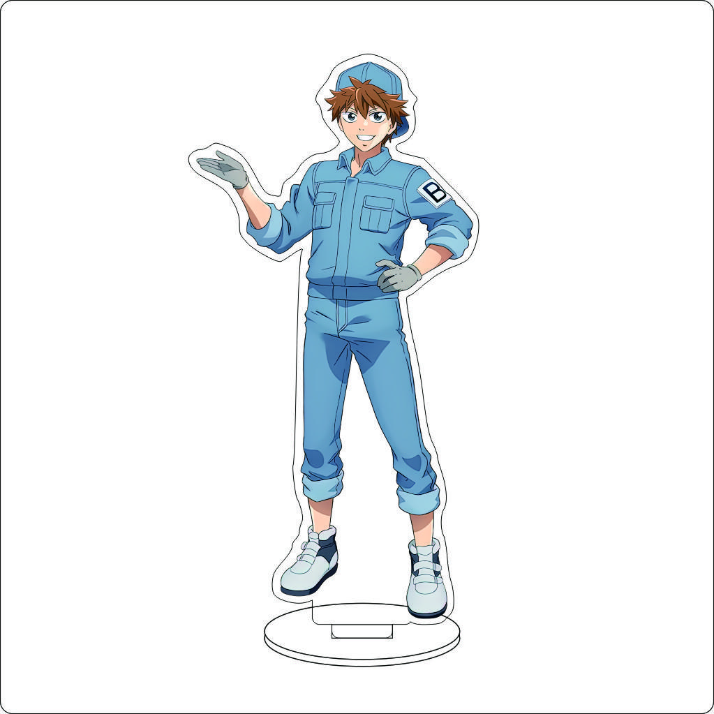 16CM Anime Cells At Work Cosplay Acrylic Stand Ornaments Macrophages Platelet Red Blood Cell Leukocyte Figure Stand Gifts