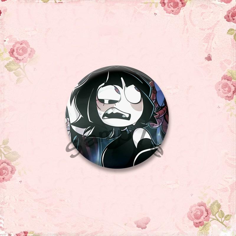 Anime Role Jax Gangle Ragatha Round Brooch Cartoon Figure Lapel Badges Custom Soft Button Pin Bag Jewelry Accessories XMAS Gifts