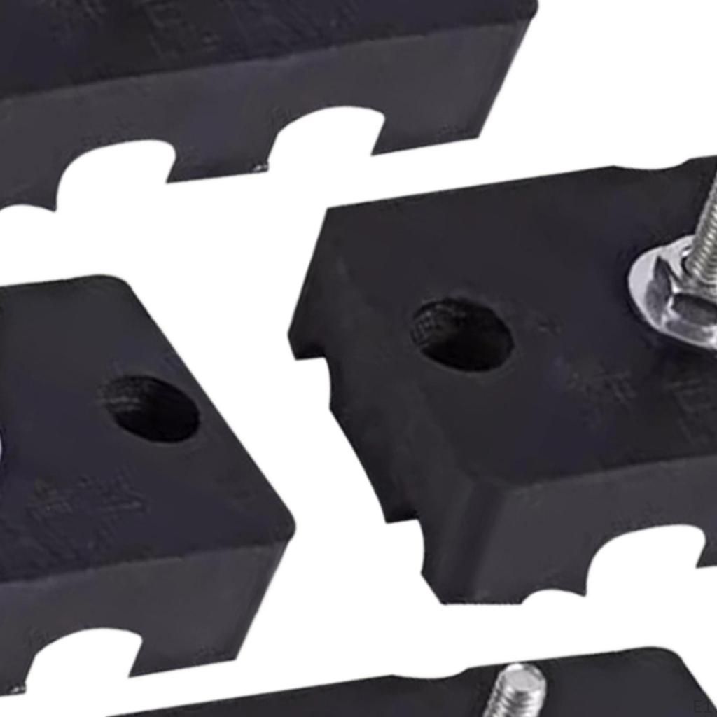 4Pcs Air Compressor Feet Conditioner Vibration Isolator,Minisplit Base,Outdoor Bracket,Rubber