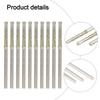 10PCS 0.8-2.5mm Diamond Drill Bits With 2.35mm Shank For Glass Jade Amber Jewelry Tile Stone Drilling
