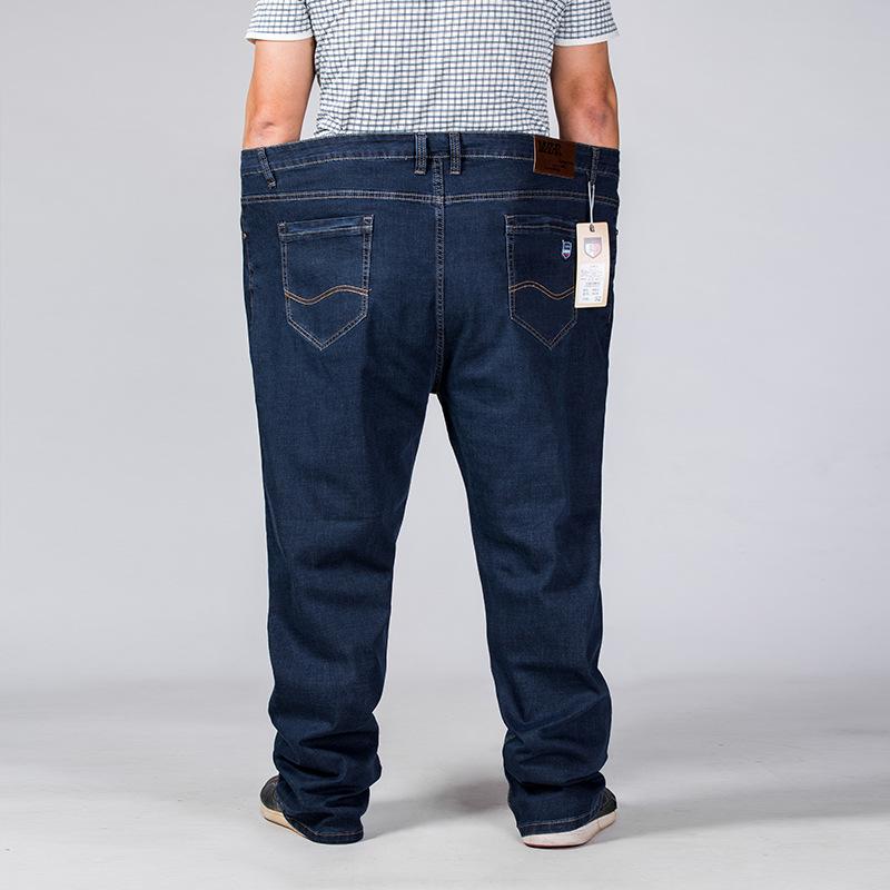 

Мужские свободные джинсы Мужские брюки больших размеров Осенне-зимние эластичные джинсы больших размеров 48