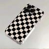 Space Black Plaid Pattern Clear Phone Case For Xiaomi Mi 15 T Pro 14T 13T 12T Mi 17 Pro 15 14 13 12 11 Lite 5G Silicone Cover