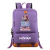 Anime Cartoon Peripheral Korean Version Student Schoolbag Large Capacity Leisure Travel Bag Personalized Printing Backpack