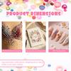 5000Pcs Flatback Imitation Pearls Nail Art Charms 28 Colors Half Round Imitation Pearls Beads for Nails Face Art Scrapbooking