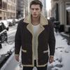 Herbst und Winter Fell Integrierter Verdickter Mantel Herrenmantel Jacke