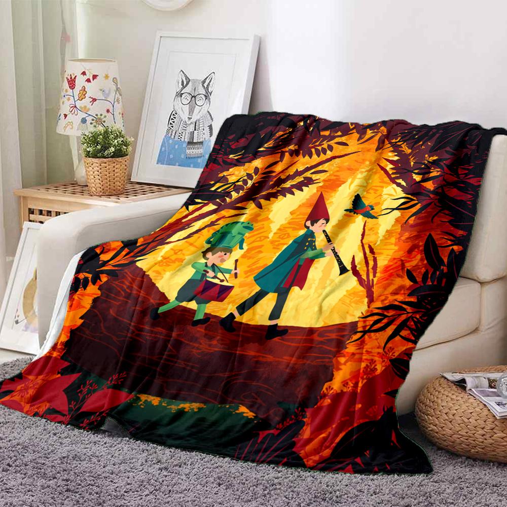 Over the Garden Wall Flannel Blanket, High quality Comfortable for All Seasons, Home Decor, Warmth and Comfort