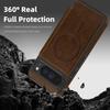 For Google Pixel 9 Pro XL Magnetic Case RFID Blocking Card Holder Leather Phone Cover
