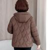 Autumn Winter Thicken Warm Parka Women Casual Solid Color Big Pocket Loose Short Hooded Coat Jackets Outwear