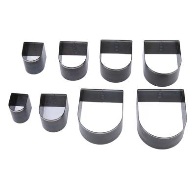 8Pcs Leather Cutting Die Handmade High Carbon Steel Hollow Cutter Mold Punching Tool Set