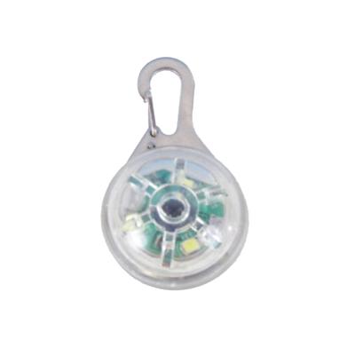 Clip On Glowing LED Dog Collar Pendant Colorful Outdoor Warning Light Pet Buckle Pendant
