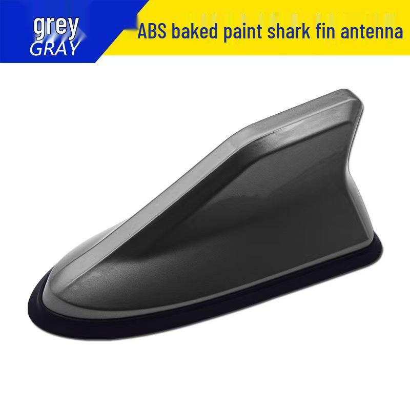 Second Gen Car Shark Fin Roof Spoiler Antenna: FM/AM Radio Signal with Rubber Base