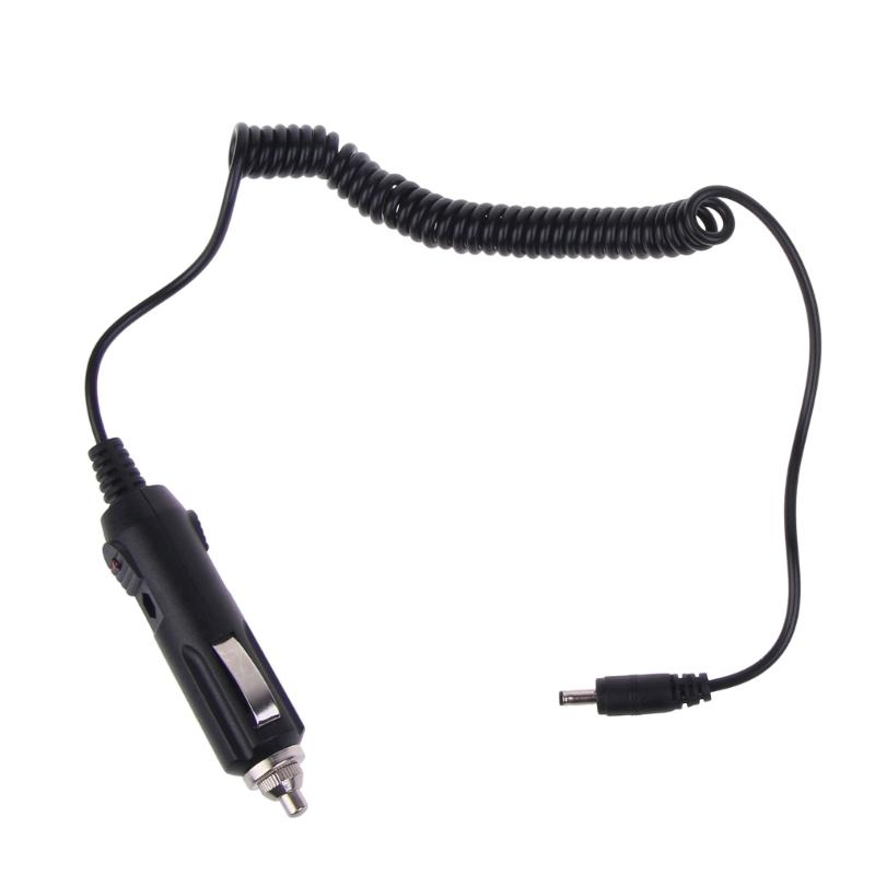 12V Car Cigarette-Lighter Plug Cable With DC5.5x2.1mm 4.0x1.7mm 3.5x1.35mm Male Connector Car Charger Extension Cable