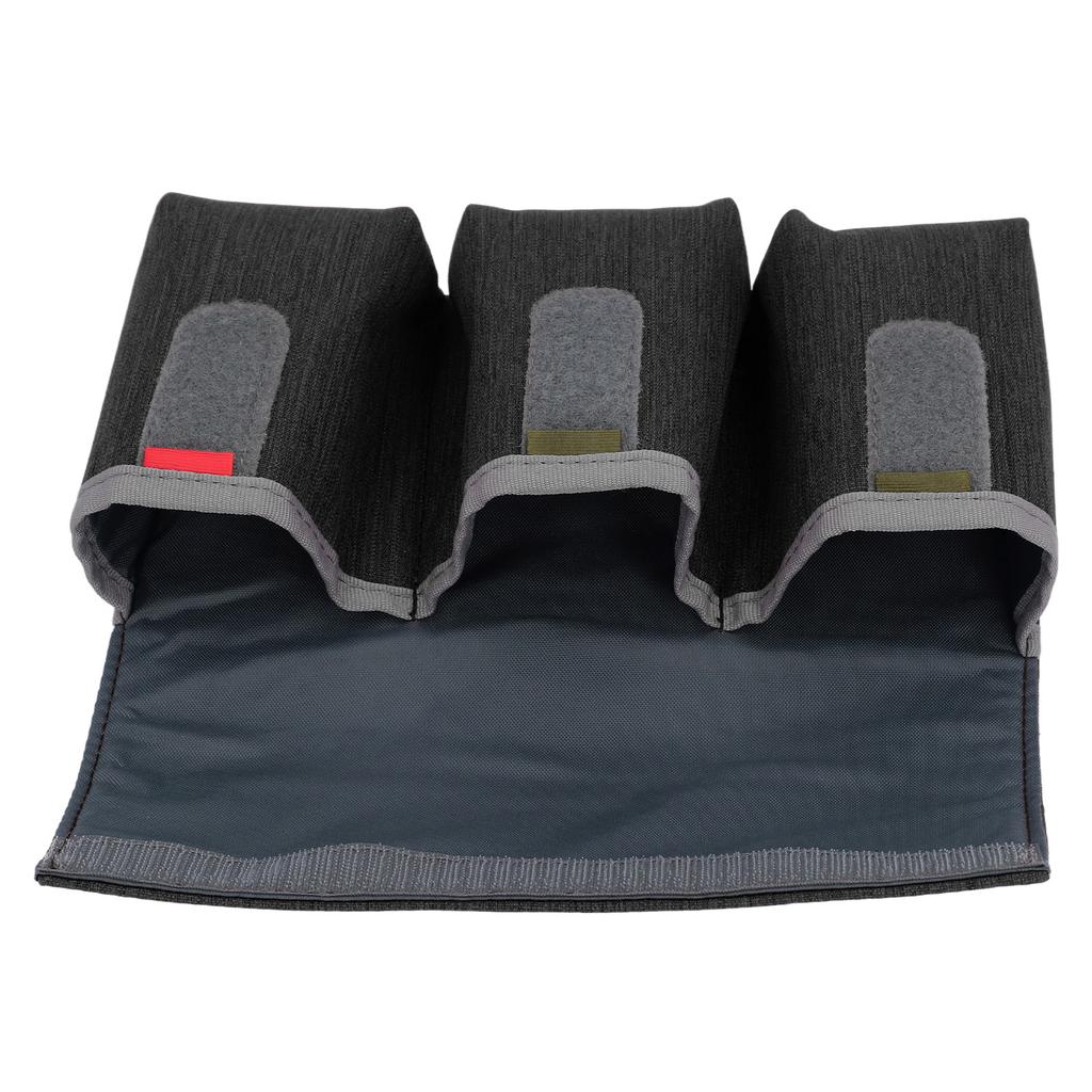 Drone Battery Bag Portable Anti Splash Camera Battery Safe Pouch with Hook and Loop for Mavic 2 Mini4Pro Mini3