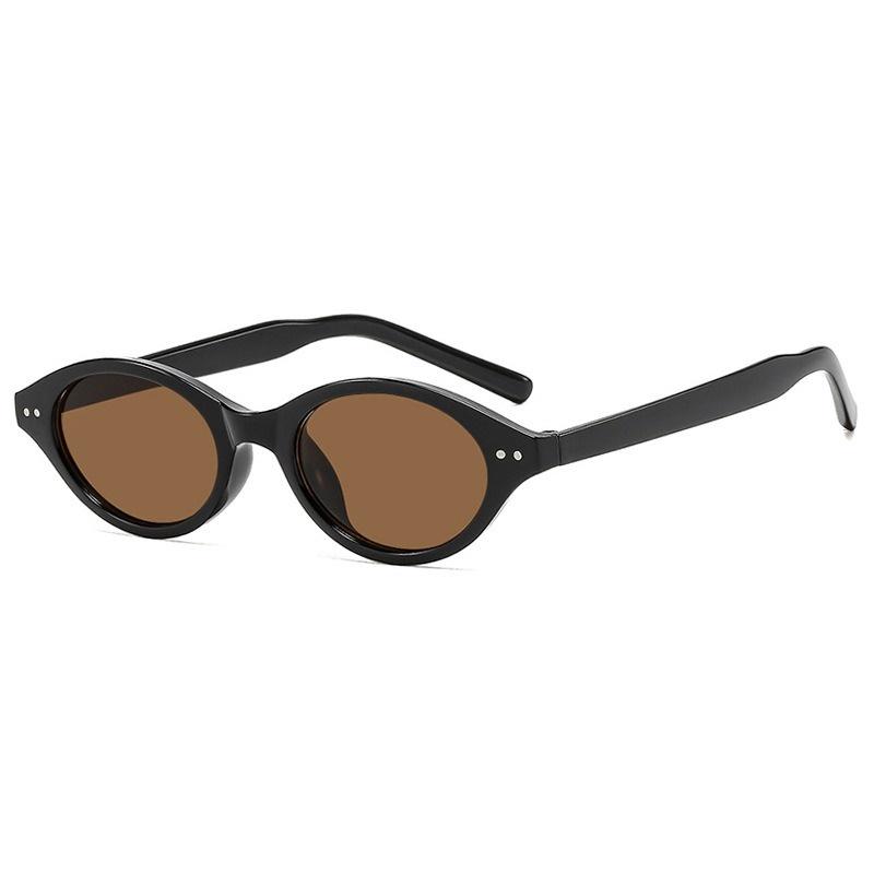 New Small Oval Sunglasses Men Women Vintage Fashion Brand Designer Glasses Sun Shades Driving Eyewear Eil Homme