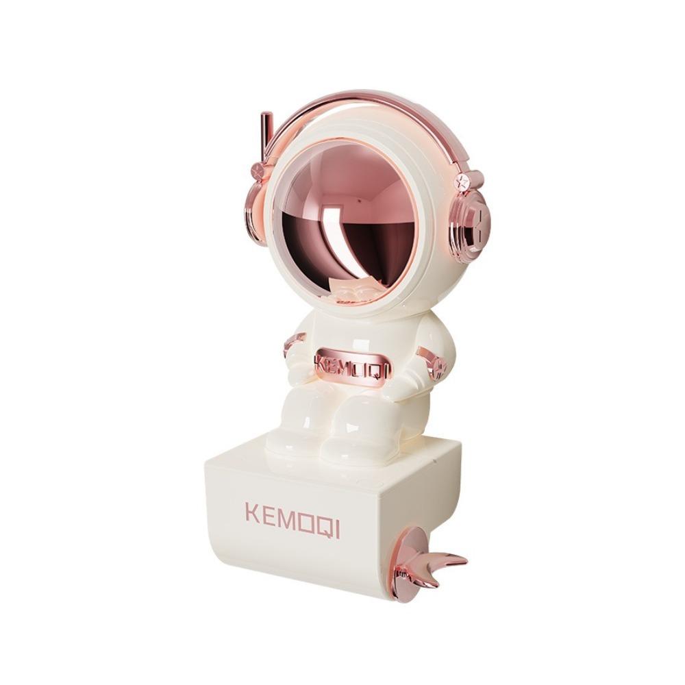 

Storage Rack Clip Astronaut Toothpaste Squeezer Punch-free Suction Cup Toothpaste Dispenser Manual Cleanser Squeezer розовый