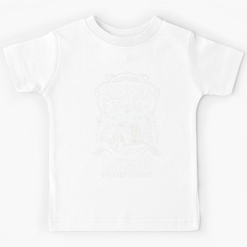 Muscle Car Rod Hot Racing Drag Vintage Kids T-Shirt 150