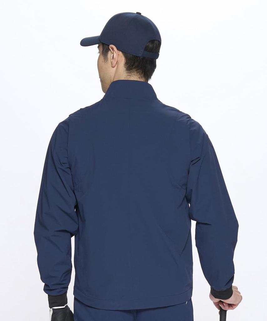 Coq Sportif Blouson Stretch Sleeves Detachable Water Repellent Windproof Golf LG5SWB01M NV00 LL [Le Golf] [NEW BASIC] Men's (Navy)