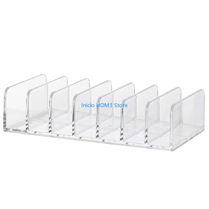 A5YD Divided Cosmetic Palette 7 Cell Makeup Storage for Bathroom Vanity