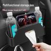 Multifunctional Car Seat Organizer with Hook, Cup Holder & Tissue Box