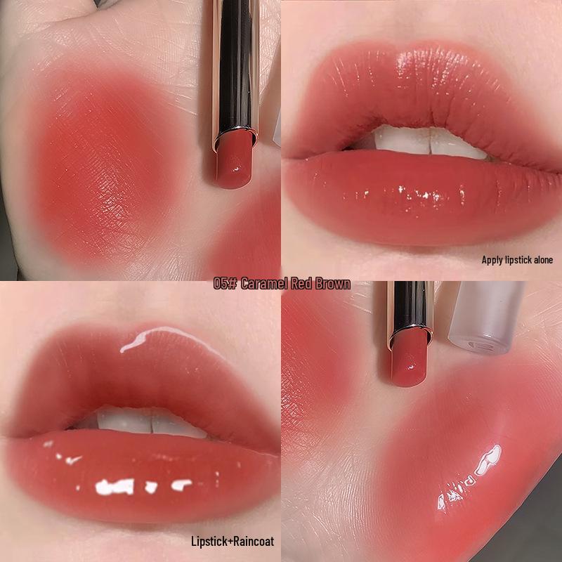 MAXFINE Langanhaltender Wasserdichter Lippenstift: Feuchtigkeitsspendender, Ölbeständiger, Nicht verblassender, Lippenformender Film.