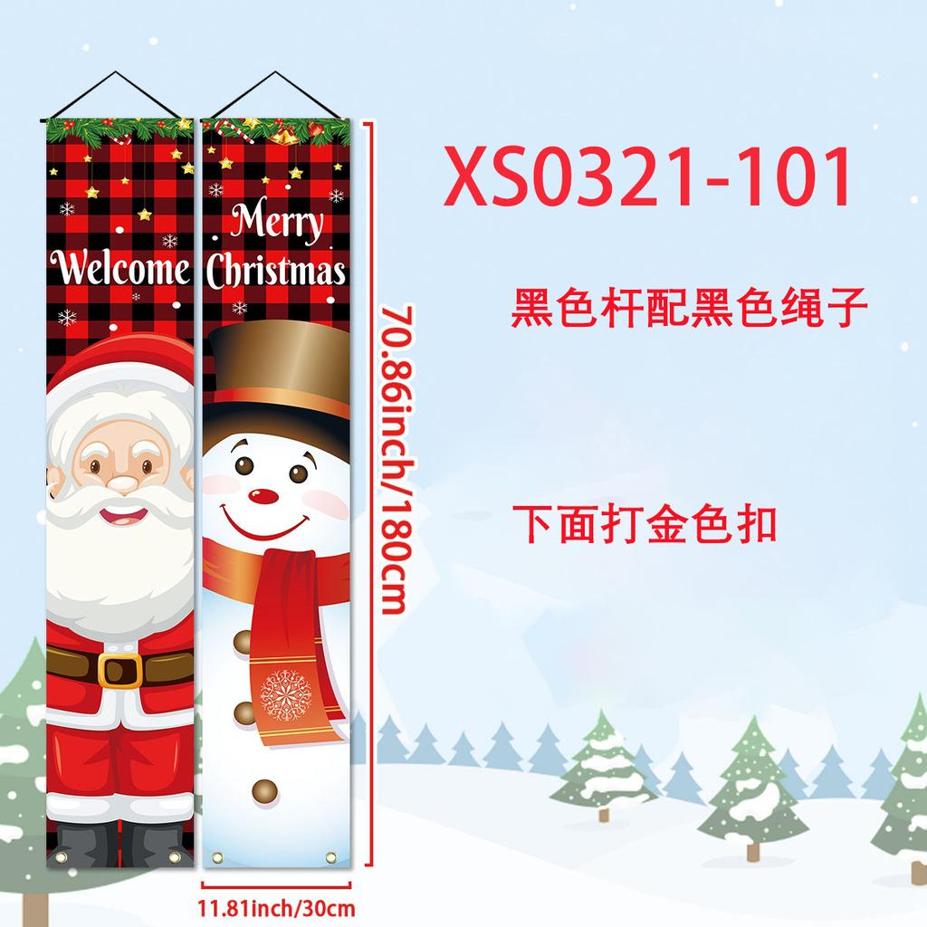 Christmas Nutcracker Shaped Door Couplet Navidad Natal Noel Wall Hanging Merry Christmas Decorations For Home 2025 New Year 2025