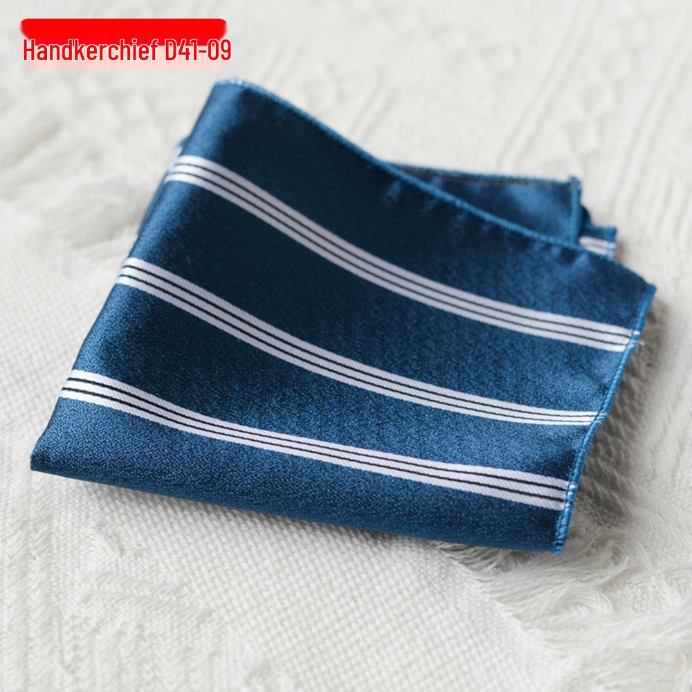 Men's Polyester Silk Pocket Square Handkerchief for Business, Formal, and Wedding Attire.