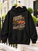 Legends Never Die 1969 Gasoline Bandits Orange Number 01 Muscle Car Detailed Front Print Drawstring Hood And Kangaroo Unisex Hoodie