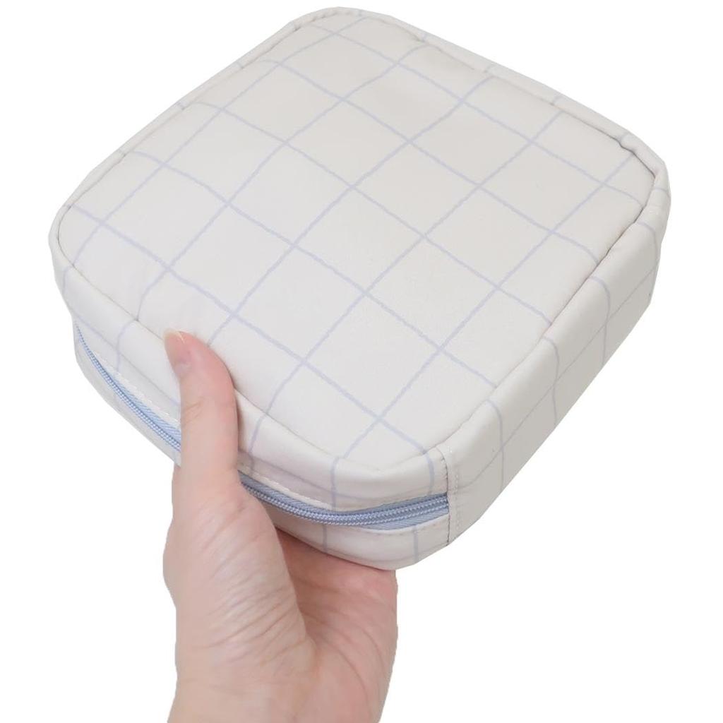 Marimo Craft Square Cosmetic Snoopy JOURNEY W150 X H150 X D65mm Pouch, SN, (SPCQ-554)