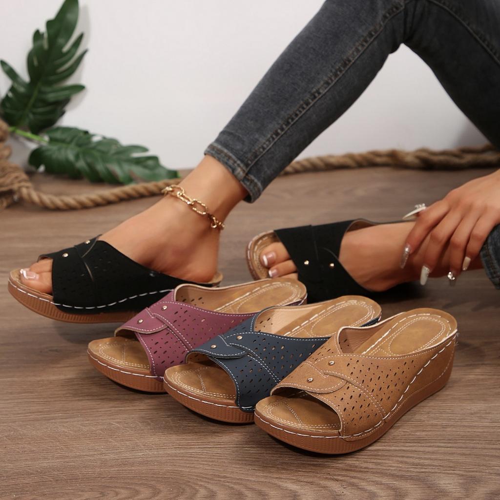 Fashion Shoes for Women Summer Fashion Platform Wedges Comfortable Plus Size 36-43 Wedges Non-slip Sandalias De Mujer Women Sandals