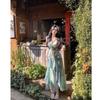 French Forest Floating Summer Temperament Vacation Suspender Dress Smudged Summer New Waist Skirt New Fashion