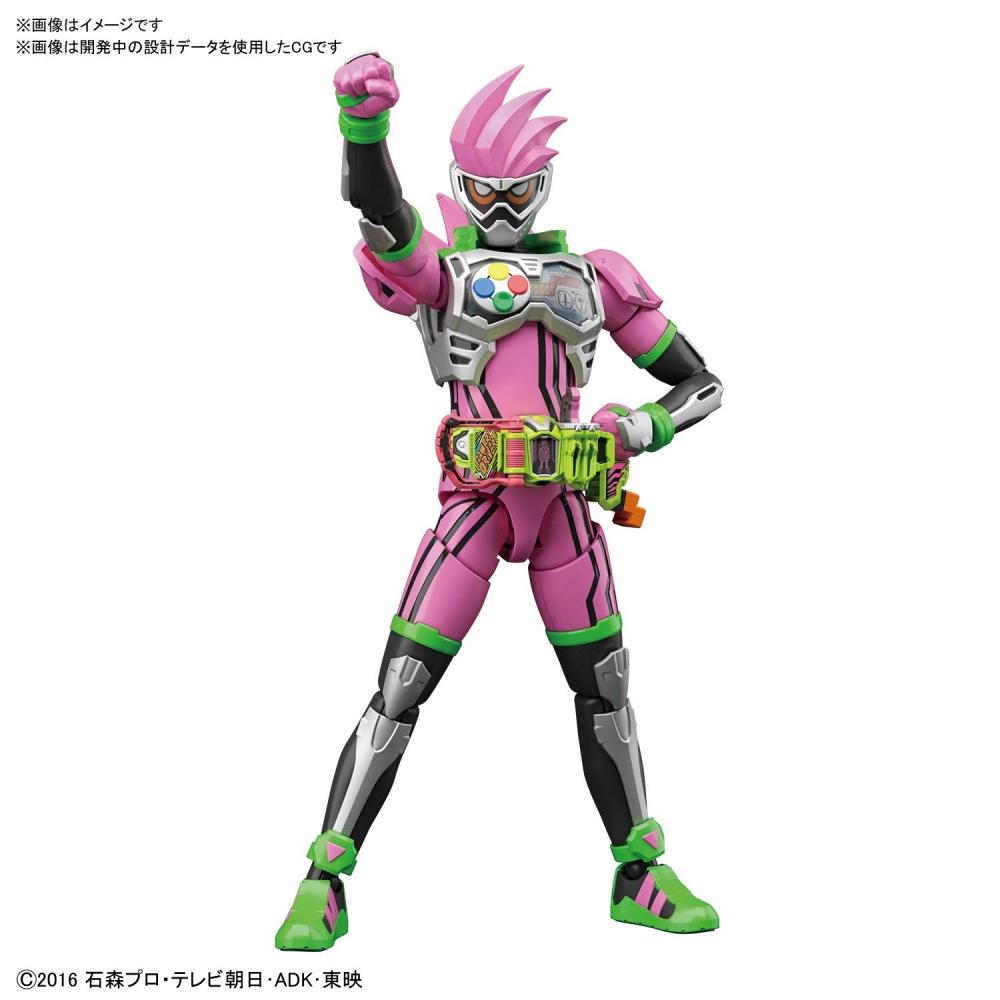 Model de plastic cu coduri de culoare pentru jucător de acțiune standard Kamen Rider Ex-Aid Nivel 2