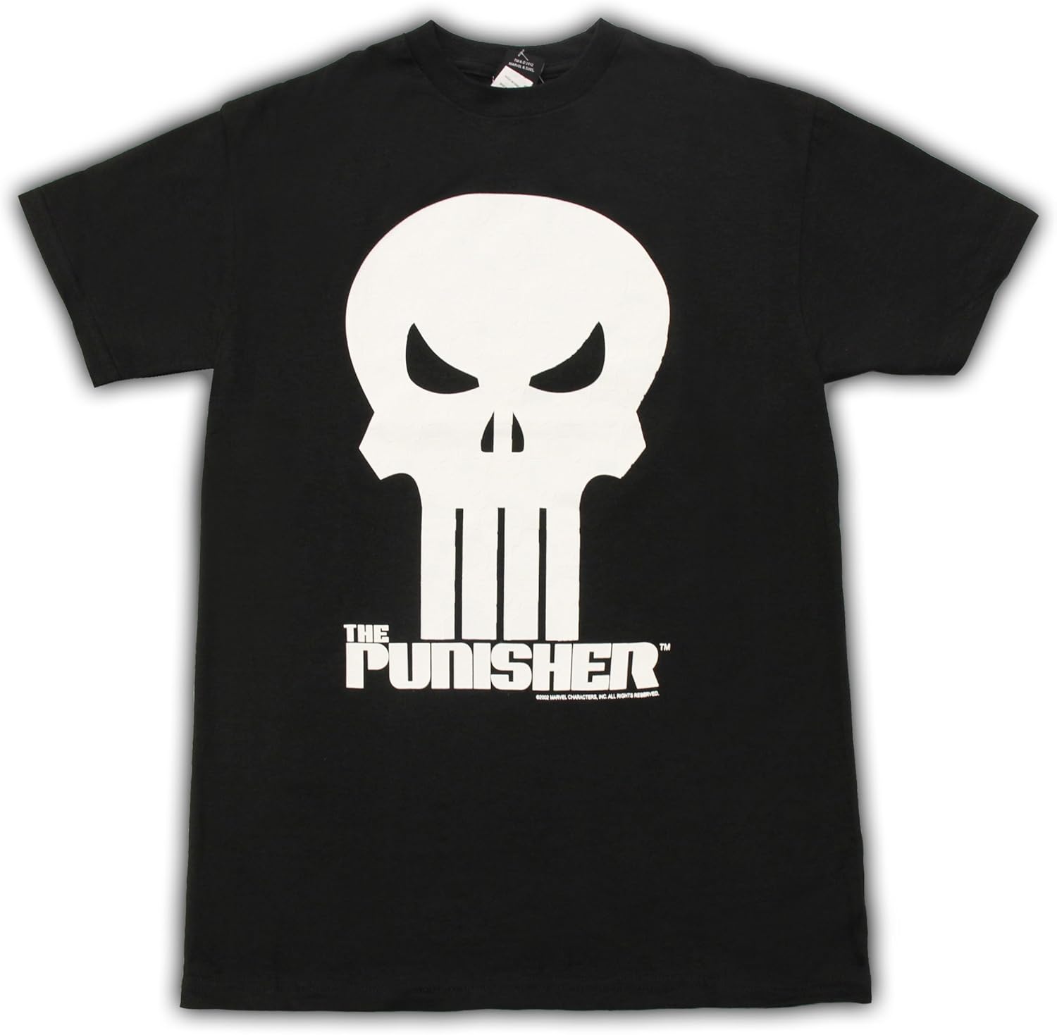 Punisher The Crystalized Movie Skull Logo Black T-Shirt Tee S разноцветный