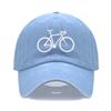 Soft Cotton Baseball Cap for Women Men Adjustable Fashion Bicycle Embroidered Dad Hat Unisex Classic Golf Caps