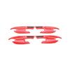 Exterior Side Door Bowl Frame Cover 4PCS For Hyundai Tucson - Bright Red