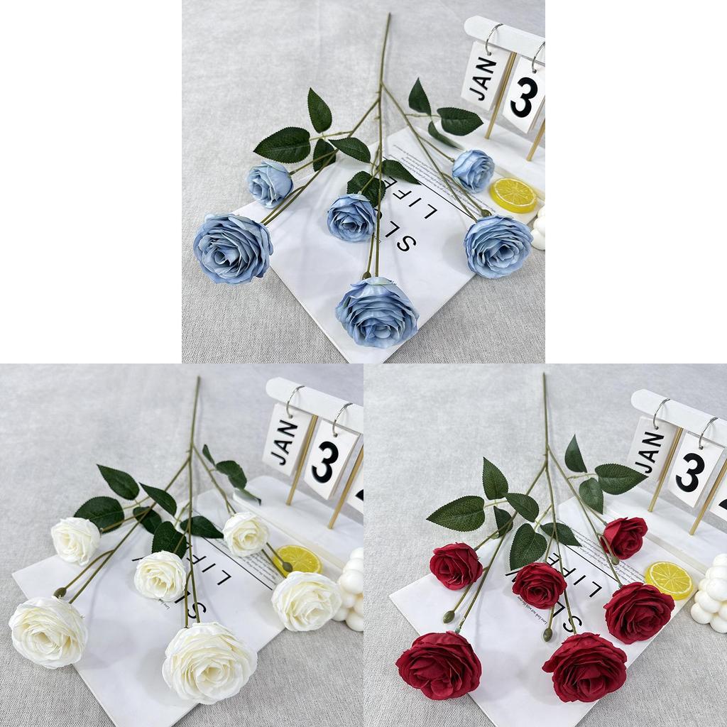 Silk Flower Wedding Decor Artificial Rose Arrangement For Photography And Home Decor
