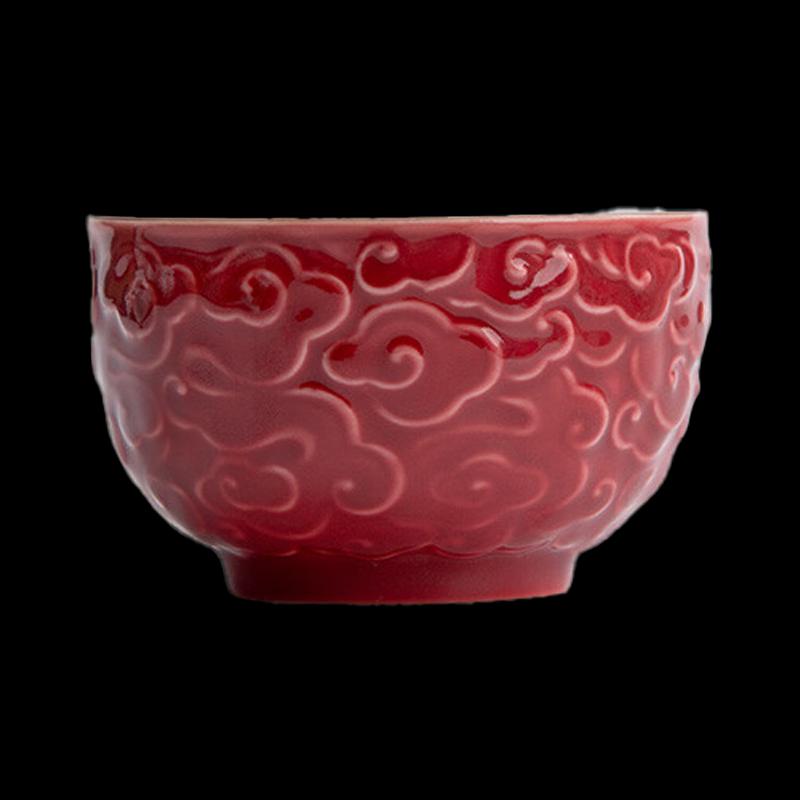 Auspicious Cloud Ceramic Kung Fu Tea Master Cup