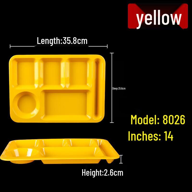 

Melamine Oval Divided Canteen Plate