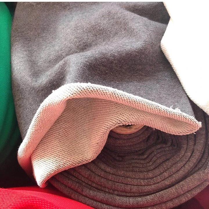 Wide 180cm French Terry Loop Cotton Knitted Fabric Abrasion-Resistant Sweatshirt Sweater Suit Sports Casual Wear Comfortable