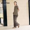 Women's Relaxed Fit Knot Detail Short Sleeve T-Shirt