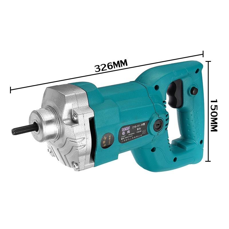 800W/1200W/1560W Elektrische Leichte Betonrüttler Nadel Betonmischer Starker Motor Bauwerkzeug