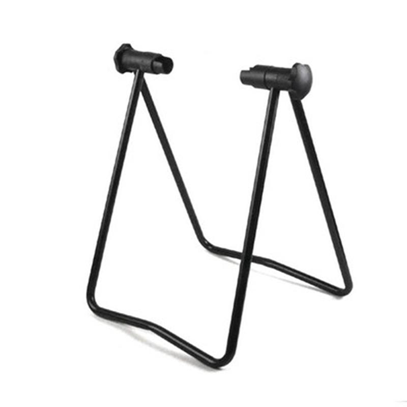 Universal Foldable Bicycle Bike Display Rack Triangle Wheel Hub Repair Stand KickStand For Vertical Parking Bike Accessories
