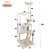 wooden cat tower with new no spacious top scratching cat tower for indoor popular relieves lack of mini tower Multi-level spaceship, material,