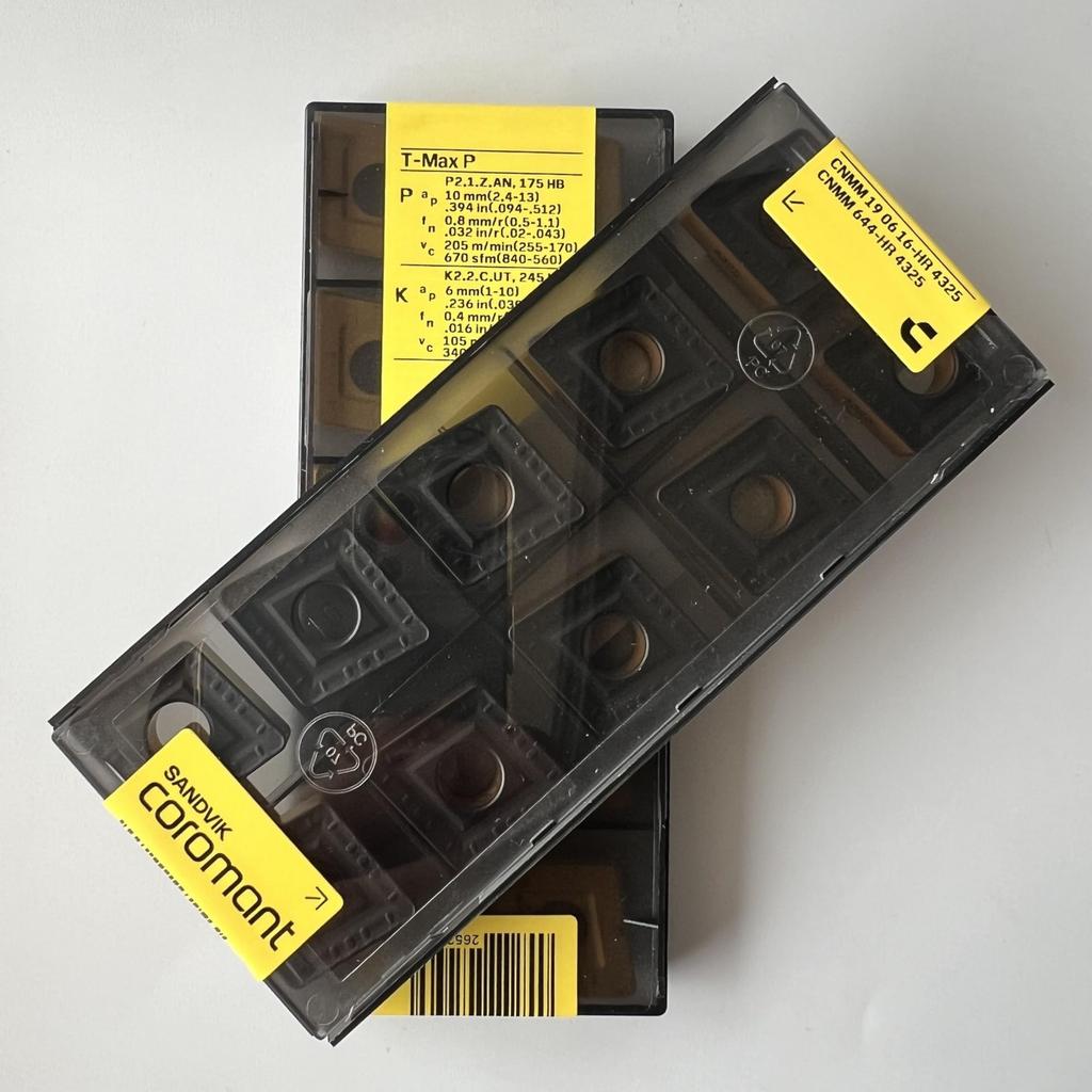 Sandvik / CNMM190616-HR 4325 / Original Swedish Hard Alloy Blade 10 Pcs