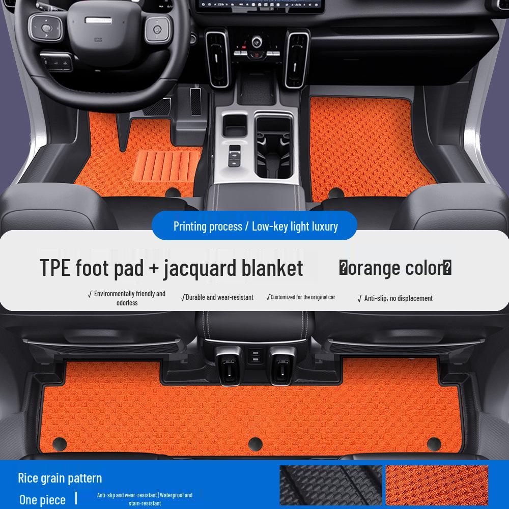 Haval Big Dog, Xiaolong MAX F5, F7X, Menglong TPE Car Floor Mats with Door Sill Coverage