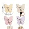 1/4PCS Plastic Butterfly Wall Hook Waterproof Adhesive Wall Hook  Kitchen Bathroom Storage