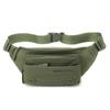 Sac banane homme multi-compartiments Sac de poitrine léger Sac bandoulière couleur unie