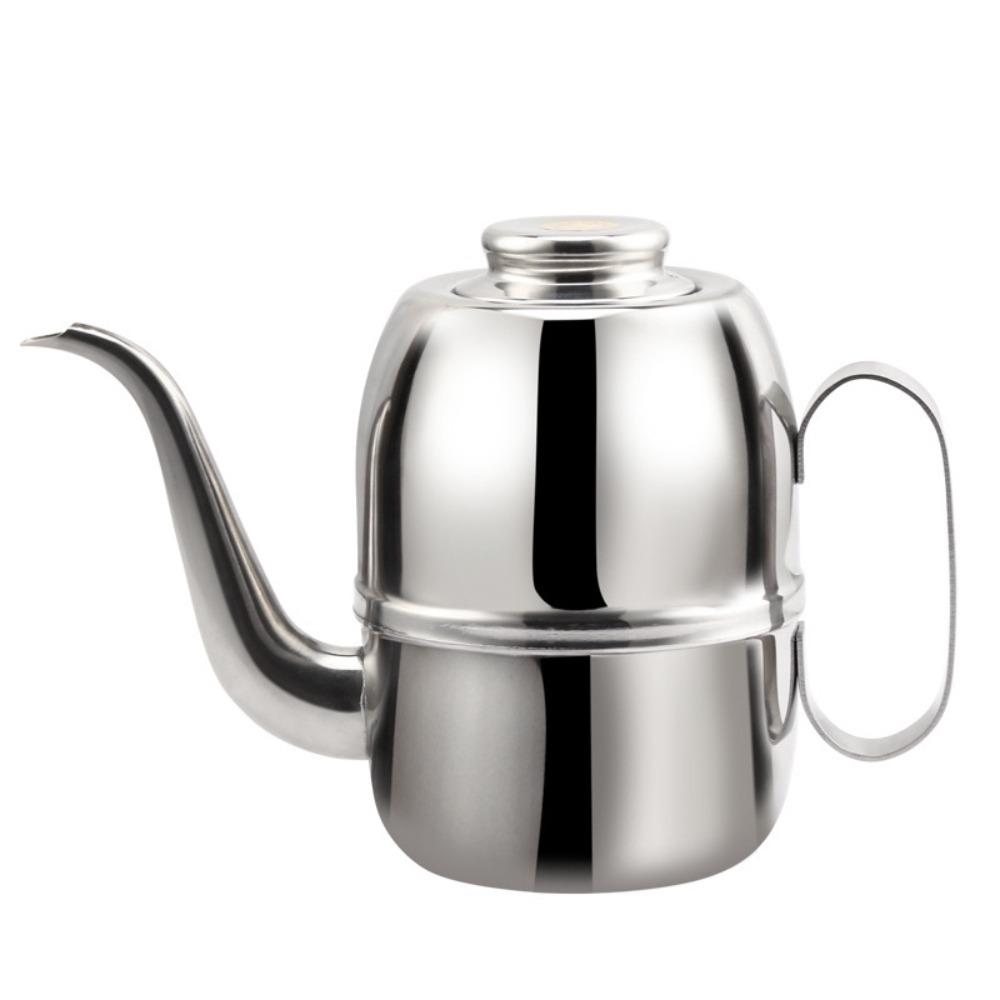 

Stainless Steel Oil Dispenser Large Capacity Olive Oil Bottle Oil Pot Home 24oz