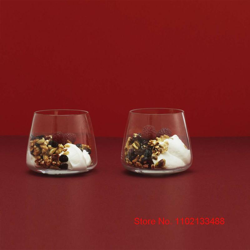 2 Pcs Vortex Whiskey Glass Denmark Old-fashioned Crystal Wine Glasses Swirl Eddy Rock Tumbler Cognac Brandy Snifters Liqueur Cup