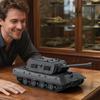 1866pcs Military Heavy Tank Building Blocks E100 Series Mouse Tower Version Educational Assembly Model Toy for Boys Gift