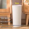 Slim Press-Top Trash Can
